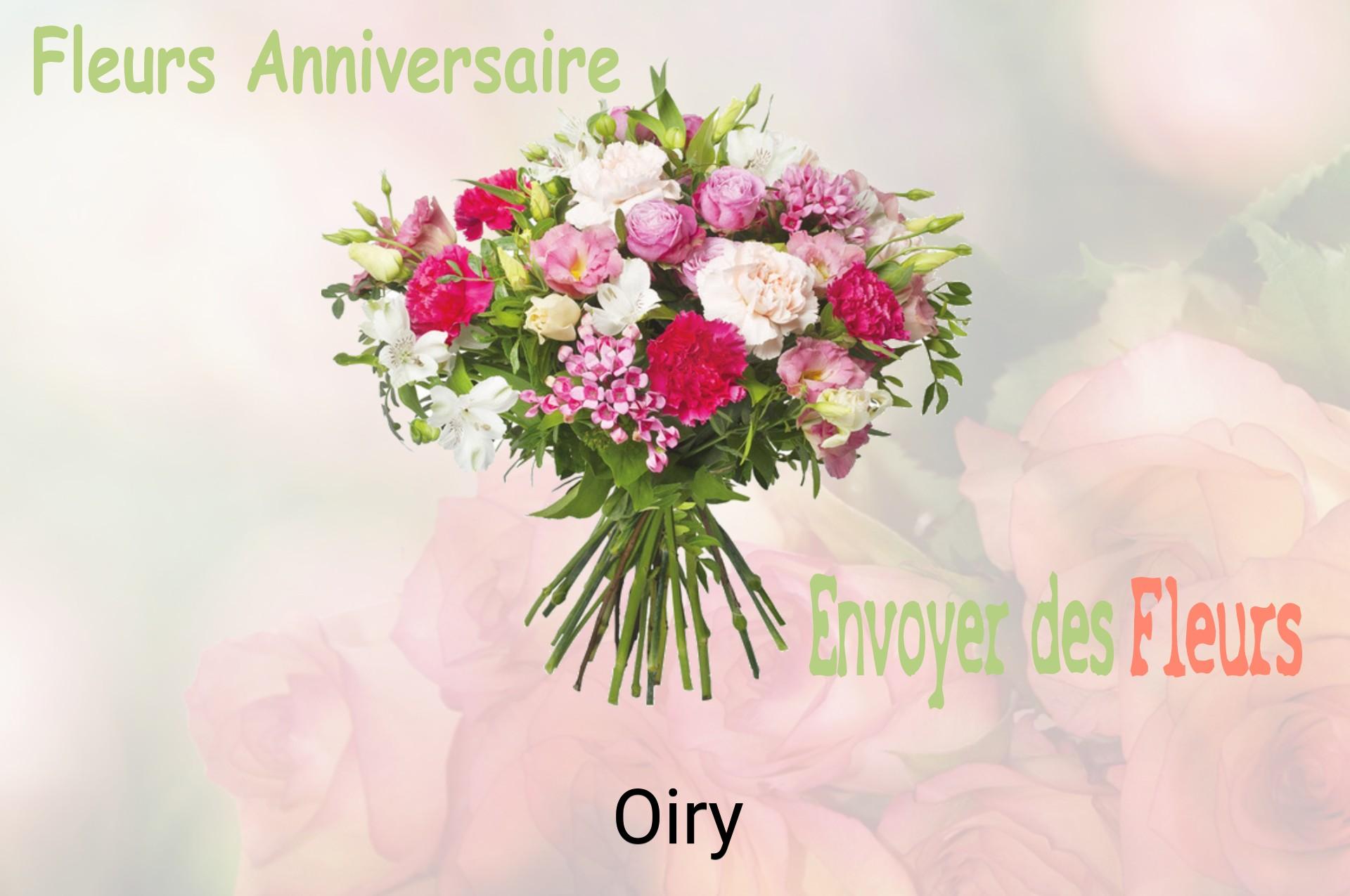 Bouquet de fleurs d’anniversaire livré à Oiry